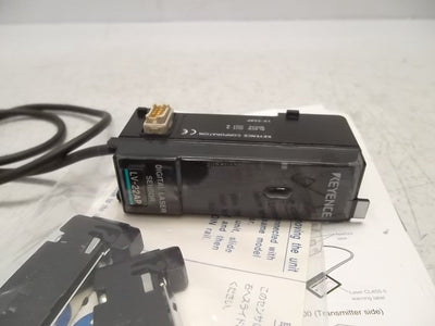 Used Keyence LV-22AP Laser Sensor Amplifier PNP 12-24VDC
