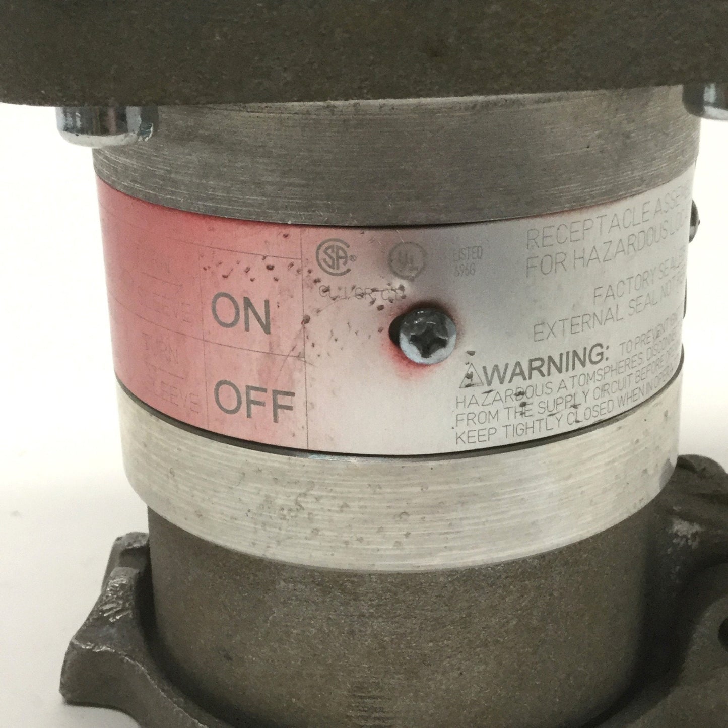 Used Crouse Hinds CESD2214 Arktite Hazardous Location Delay Action Receptacle 30A 3PH