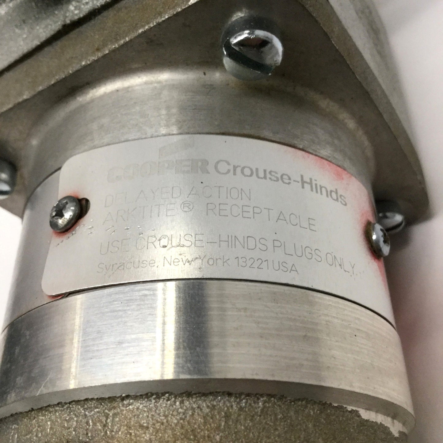 Used Crouse Hinds CESD2214 Arktite Hazardous Location Delay Action Receptacle 30A 3PH