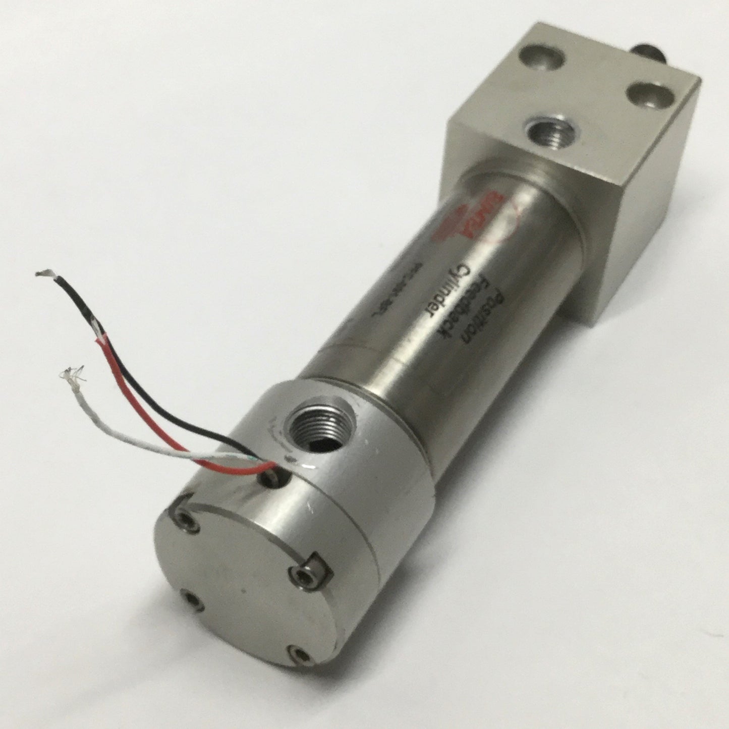 Used Bimba PFC-091-BFL Linear Position Feedback Cylinder 1-1/16" Bore, 1" Stroke