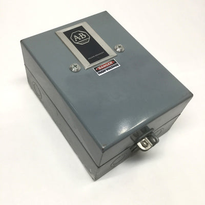 Used Allen Bradley 509-TAD Full Voltage Starter, Size 00, 120VAC Coil, 600VAC 9A