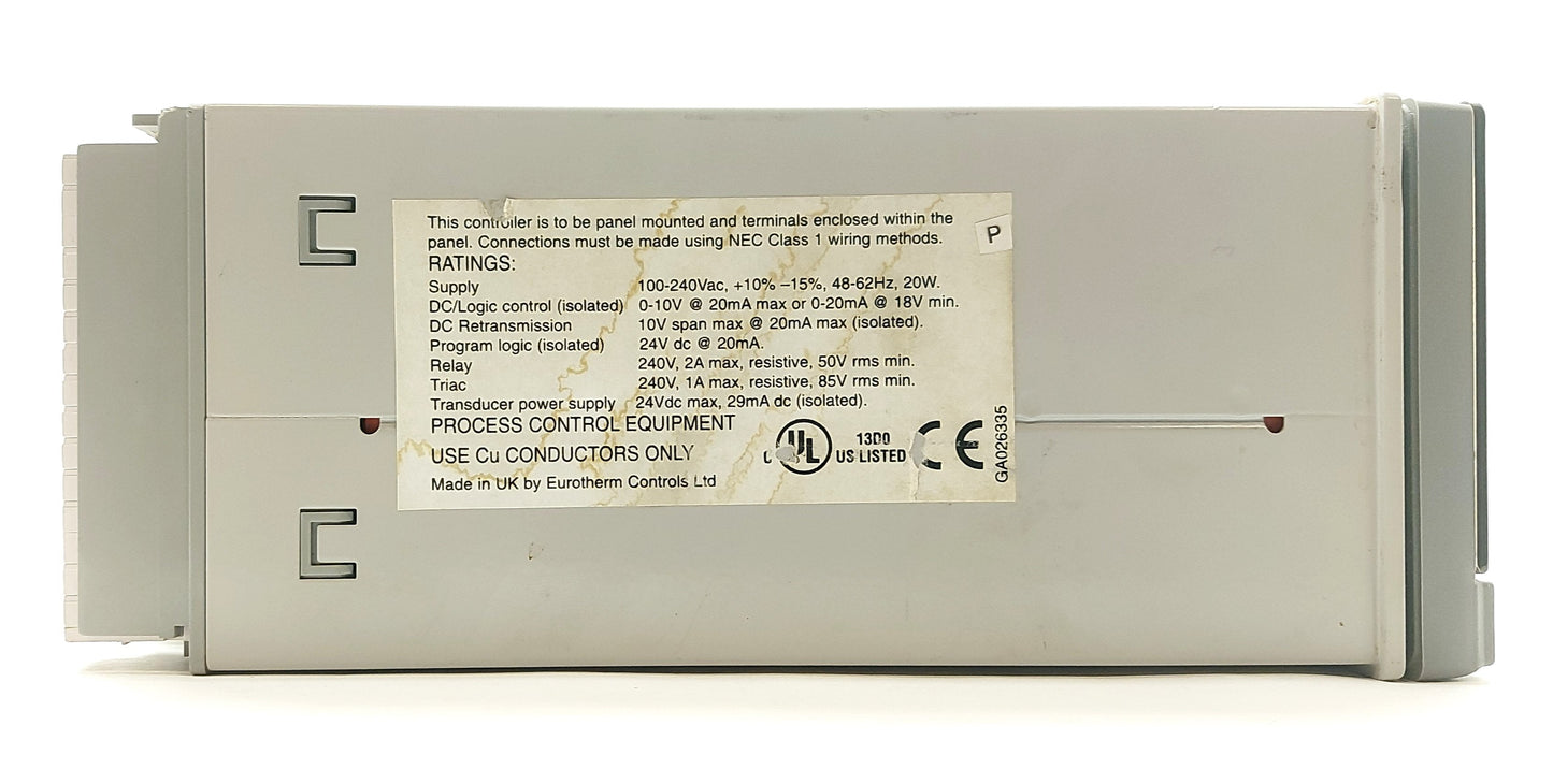 Used Eurotherm 942S/IS/PDV///SSR/AVR/EGB/VH/XS/LE// Pressure Controller, 100-240VAC