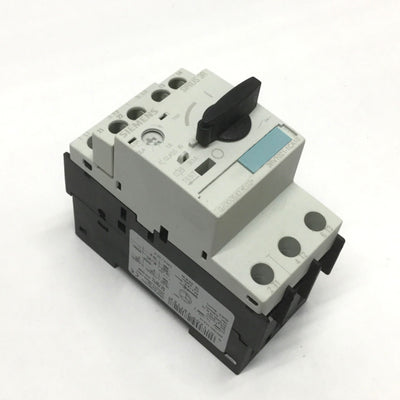 Used Siemens 3RV1021-1CA10 Sirius Motor Protector Circuit Breaker 1.8-2.5A Adjustable