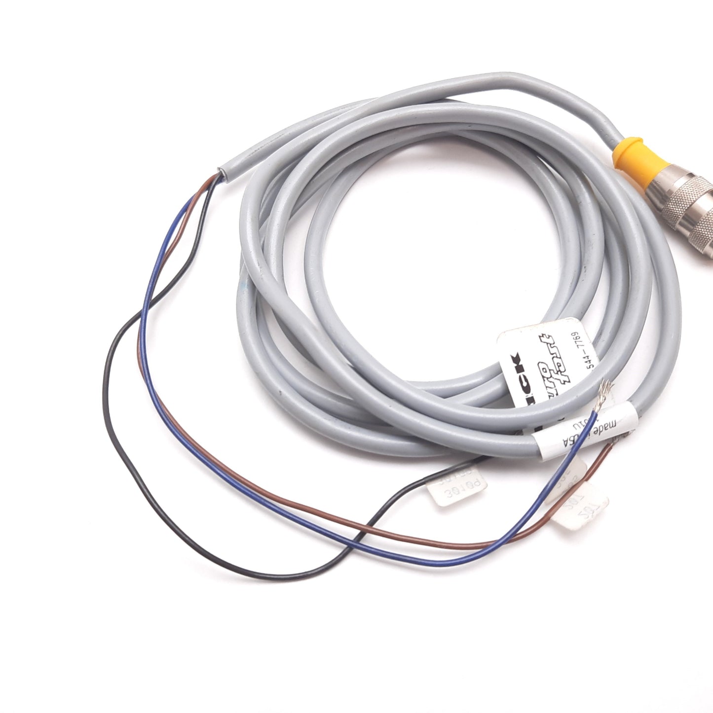 Used Turck Ni8-M18-AP6X-H1141 Inductive Sensor, 8mm, 10-30VDC, N/O PNP, M12 4-Pin