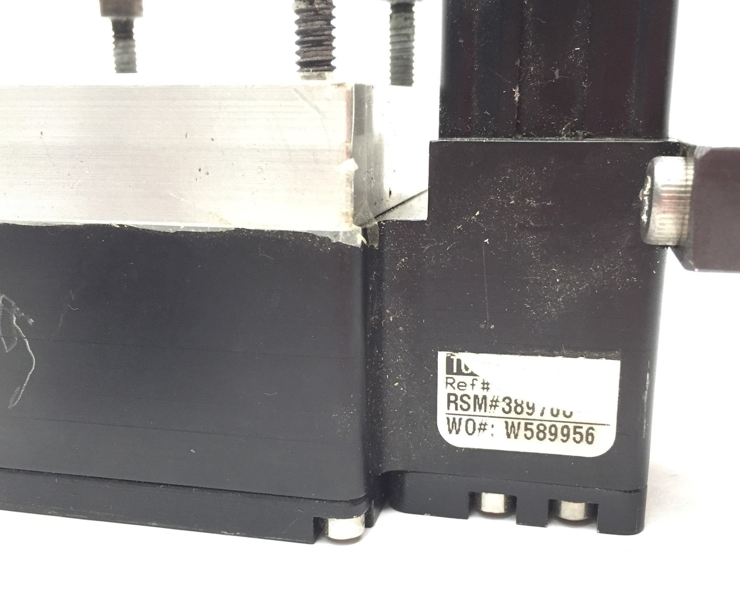 Used Tolomatic RSM389 Axidyne Rod Screw Linear Actuator, Stroke 3.0" w/Collar, Pulley