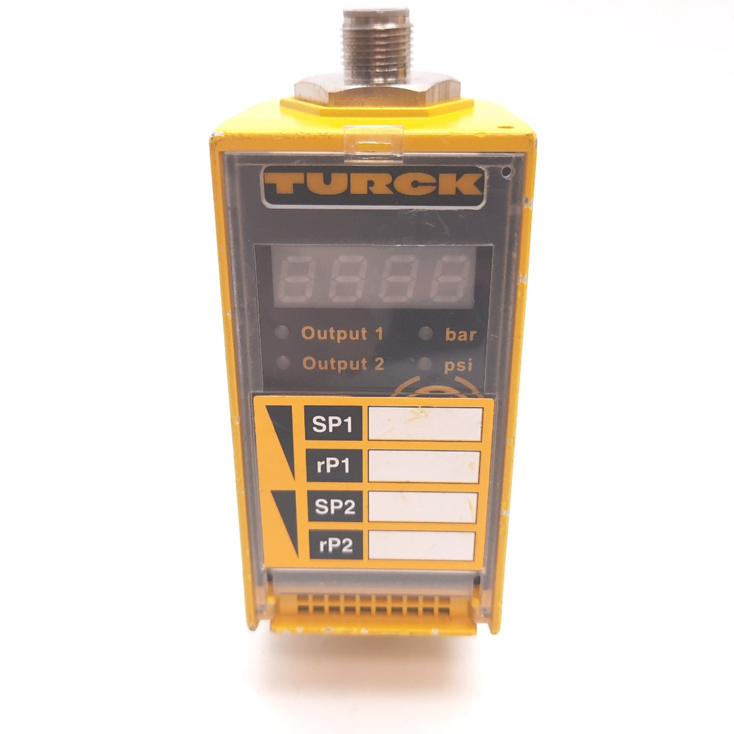 Used Turck PC002-Gi1/4A1M-2APN8X-H1141 Pressure Transmitter, 2.5bar / 36.3psi, 24VDC