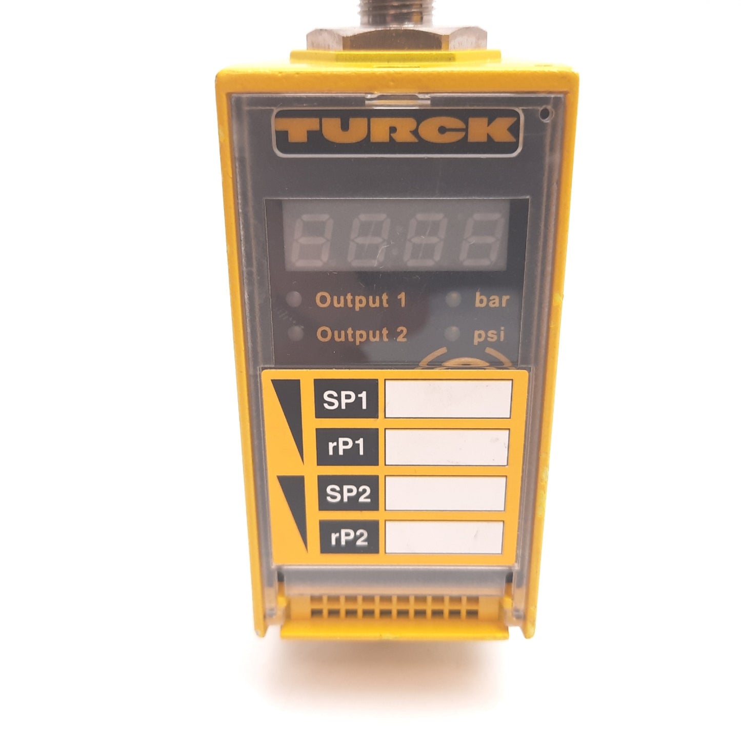 Used Turck PC010-Gi1/4A1M-2APN8X-H1141 Pressure Transmitter, 10bar / 145psi, 24VDC