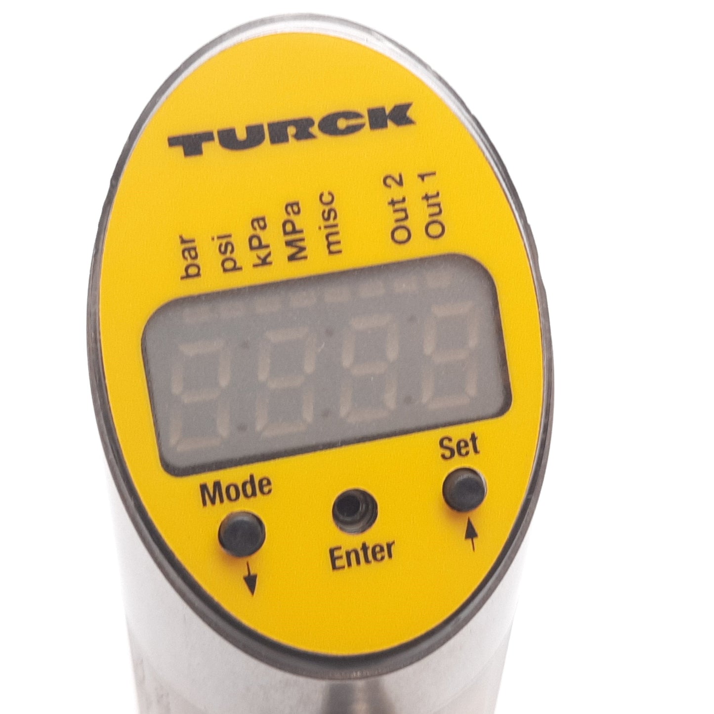 Used Turck PS001V-503-LI2UPN8X-H1141 Pressure Transmitter, -1 to 1bar / 14.5psi