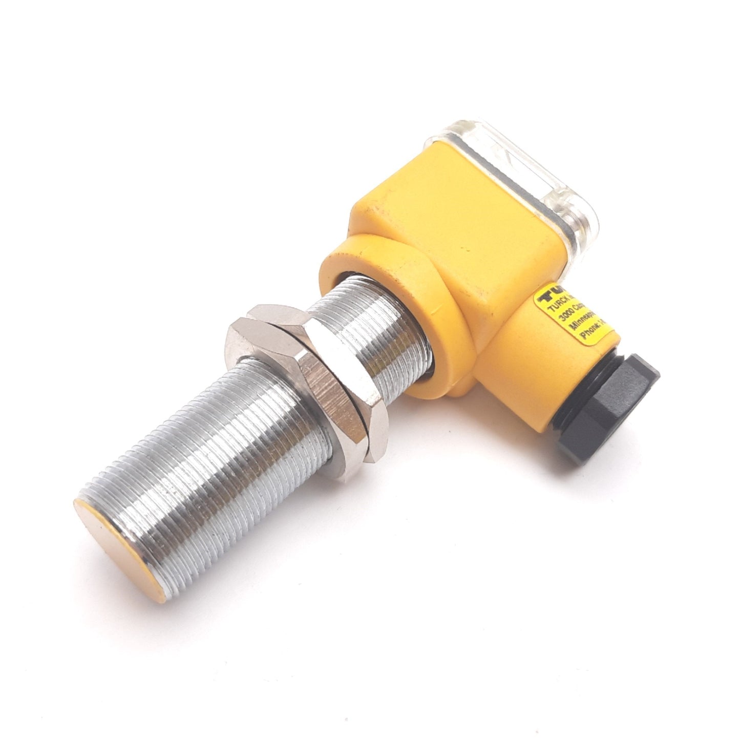 Used Turck Bi5-G18SK-AP6X2 Inductive Proximity Sensor, 5mm, 10-30VDC, 200mA