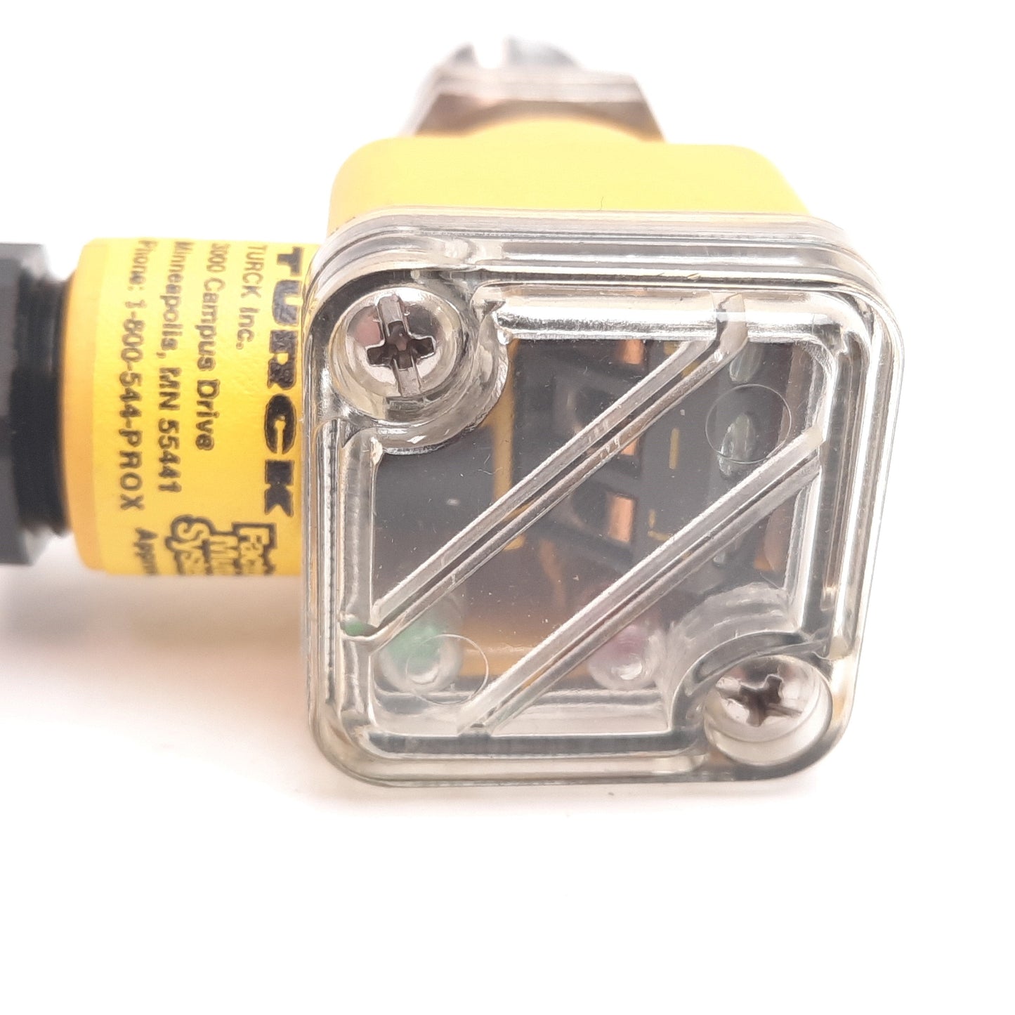 Used Turck Bi5-G18SK-AP6X2 Inductive Proximity Sensor, 5mm, 10-30VDC, 200mA