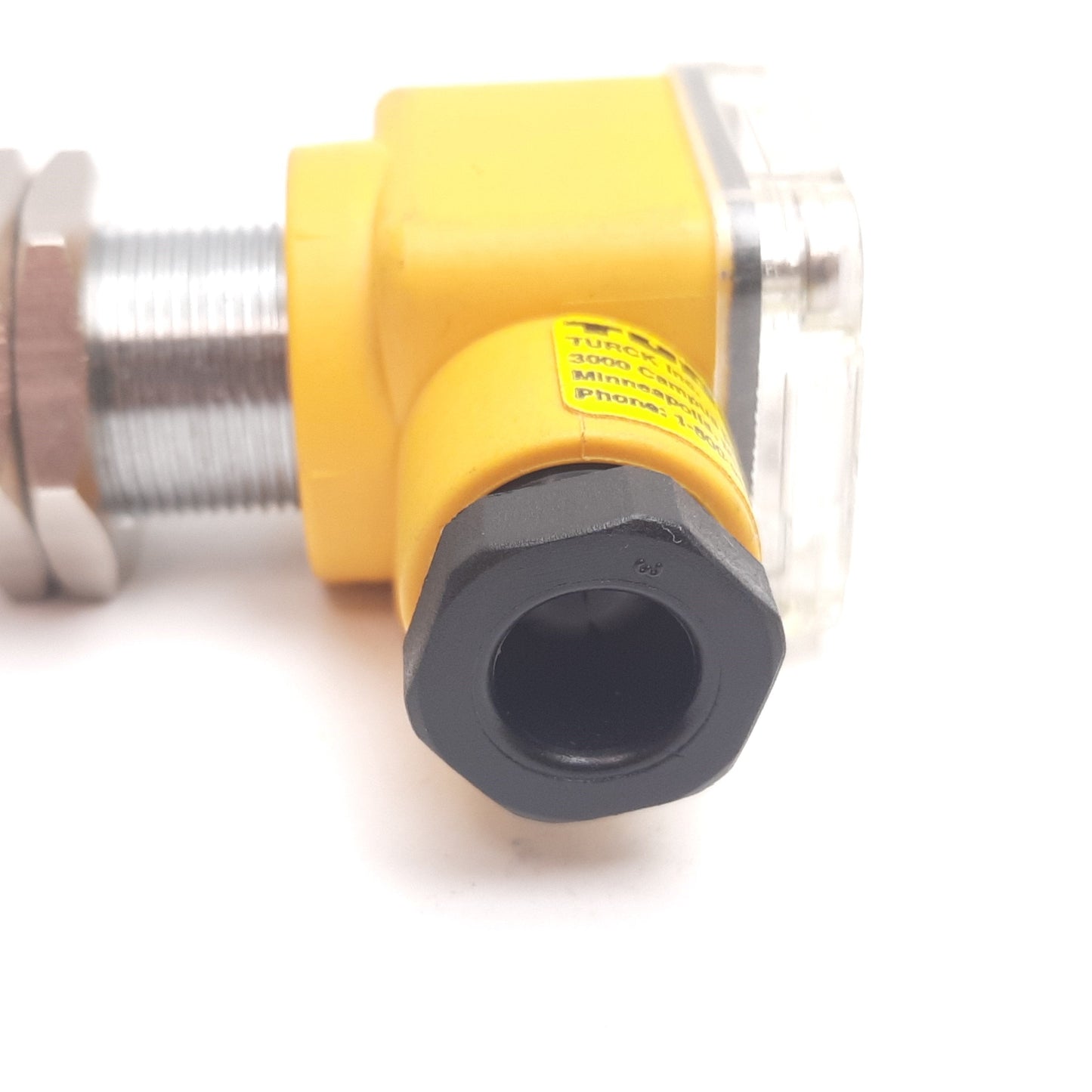 Used Turck Bi5-G18SK-AP6X2 Inductive Proximity Sensor, 5mm, 10-30VDC, 200mA