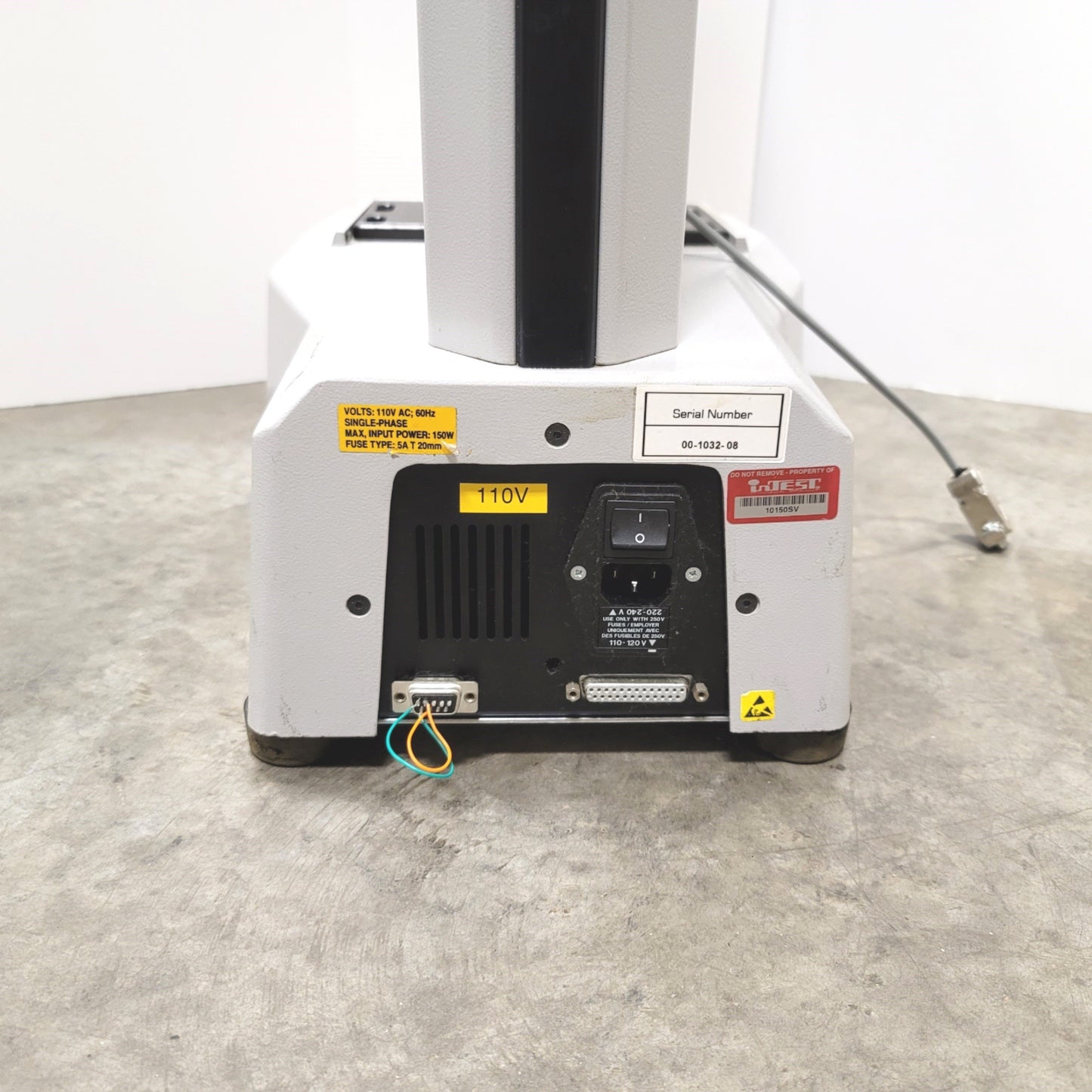 Used Dillon TC2 Tension Compression Cyclic Testing Machine W/DRO 2500N, 500mm, 115VAC