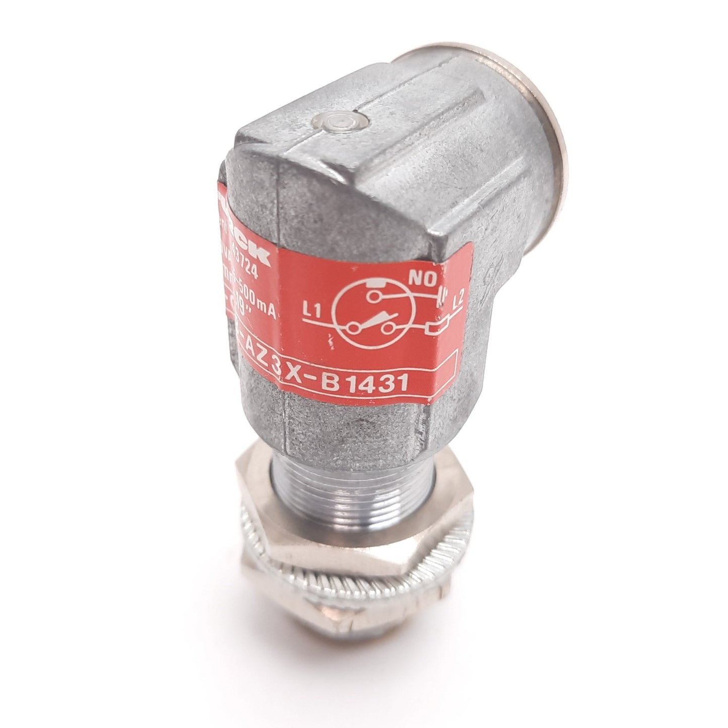 Used Turck Bi5-G18-AZ3X-B1431 Inductive Proximity Sensor, 5mm, 20-250VAC, 5-500mA