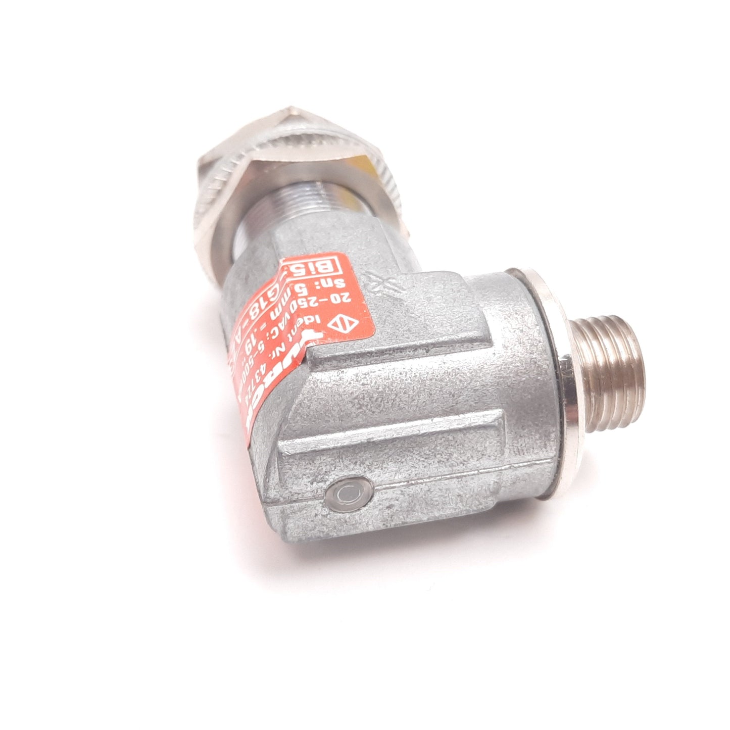 Used Turck Bi5-G18-AZ3X-B1431 Inductive Proximity Sensor, 5mm, 20-250VAC, 5-500mA