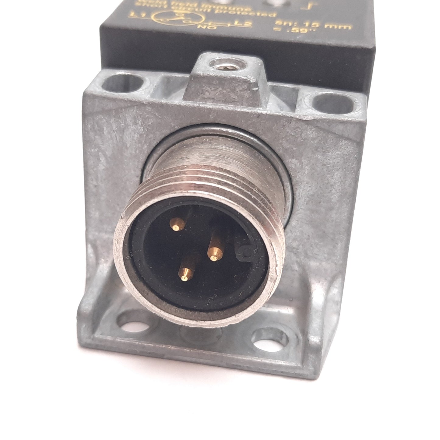 Used Turck Bi15-CK40-ADZ30X2-B1131/S34 Inductive Proximity Sensor, 15mm, 20-250VAC/DC