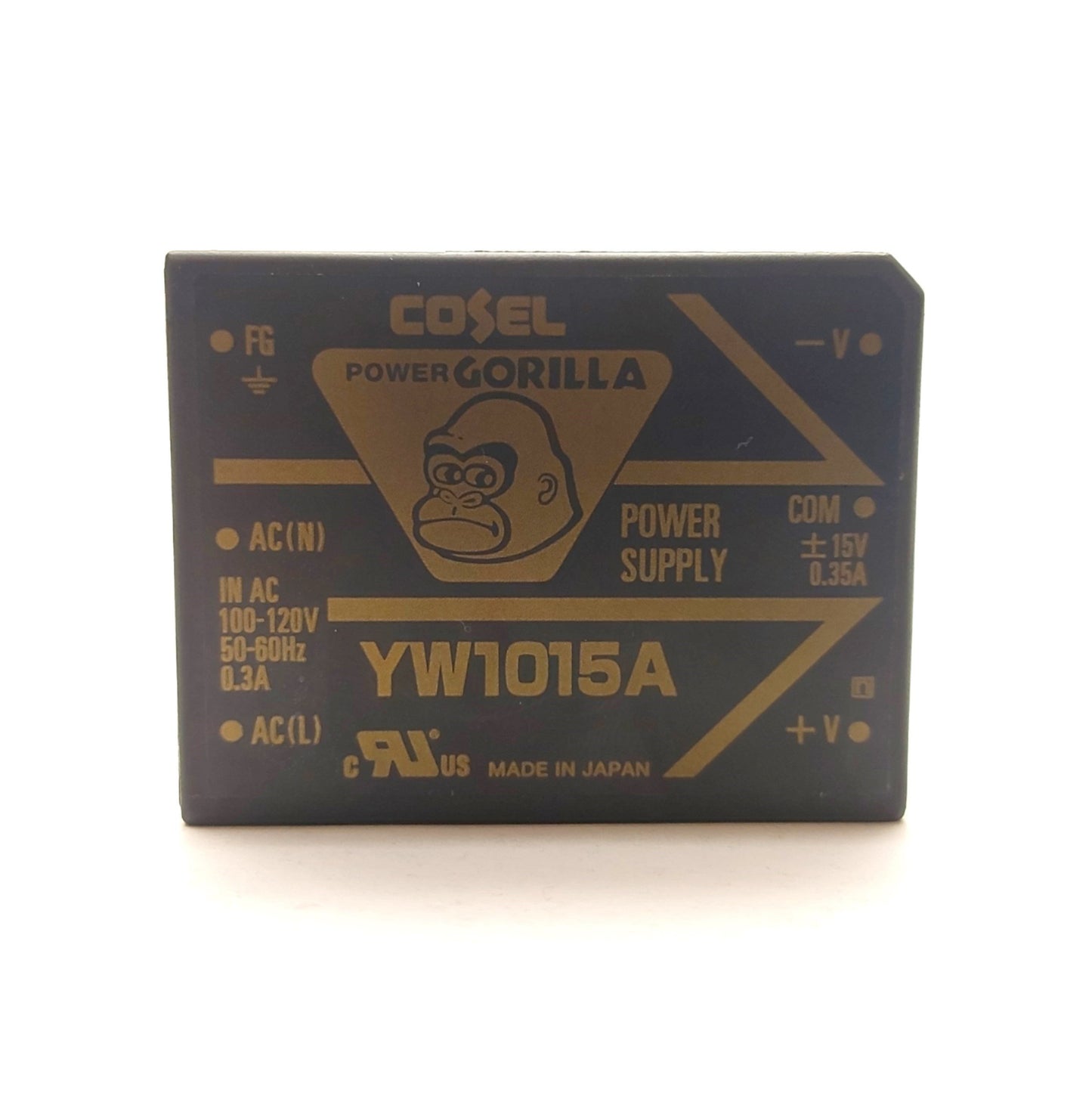 Used Cosel YW1015A Gorilla Through Hole Power Supply ±15VDC .35A Output 120VAC Input