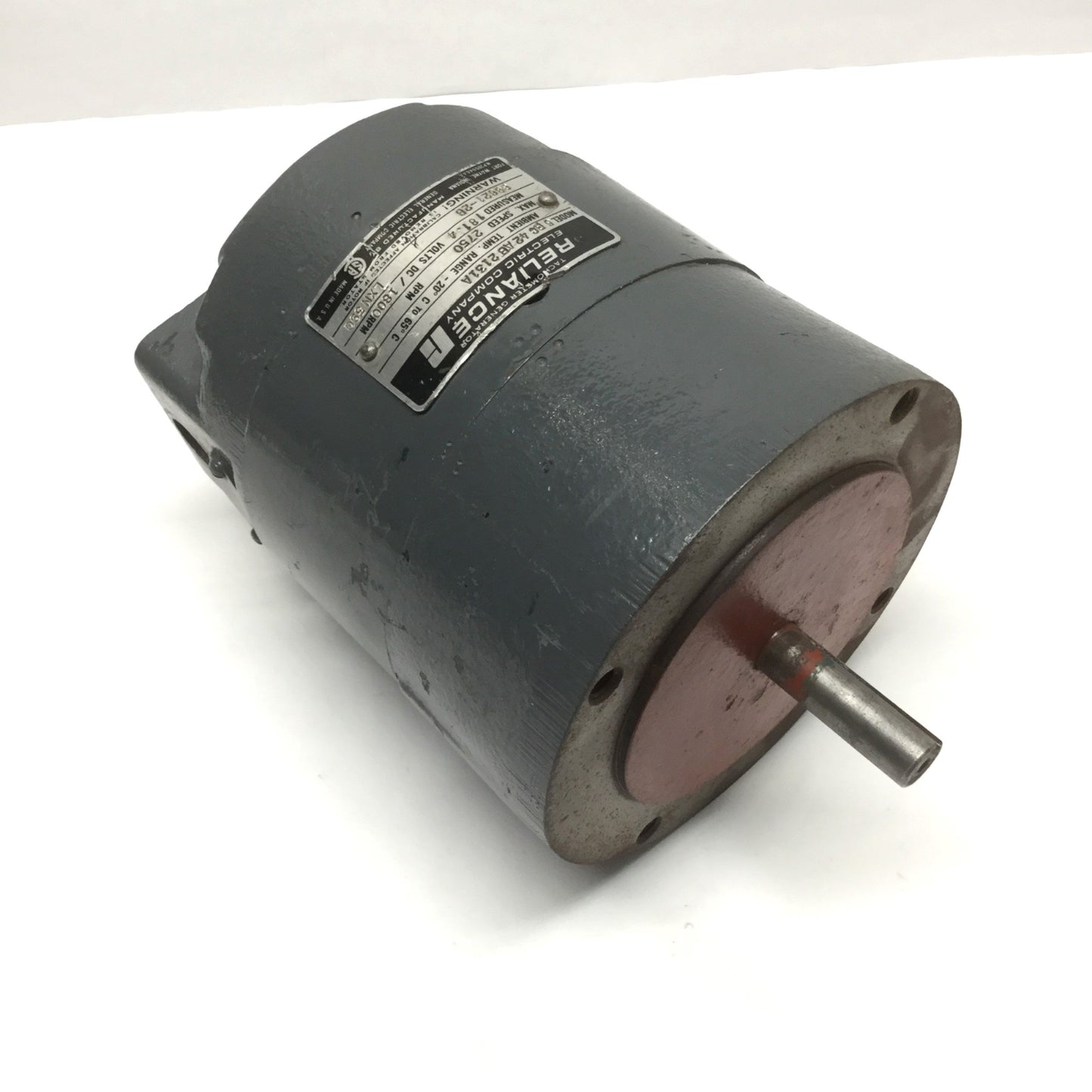 Used GE Reliance Electric 5BC24AB2131A Tachometer Generator 2750RPM, 181VDC/1800RPM