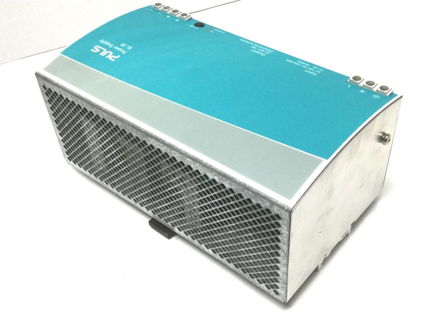 Used PULS SL20.113 Industrial DIN Power Supply 100-120/220-240VAC IN; 48VDC 10A OUT
