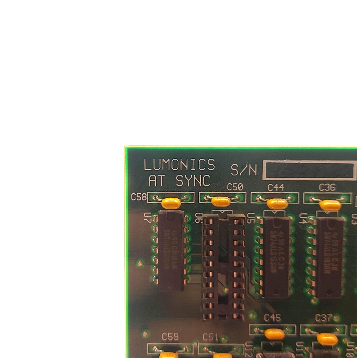 Used Lumonics 6056023 Rev. C AT_Sync LASER Engrave/Cut Control Card/Board, ISA Slot