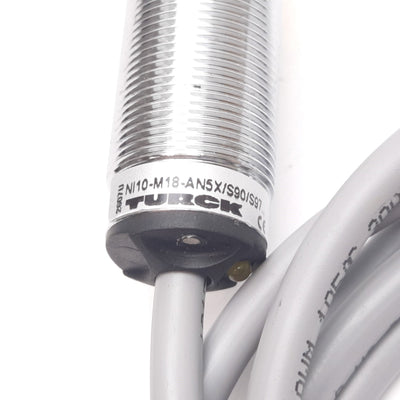 Used Turck Ni10-M18-AN5X/S90/S97 Inductive Proximity Sensor, 10mm, 10-30VDC, 1.5m