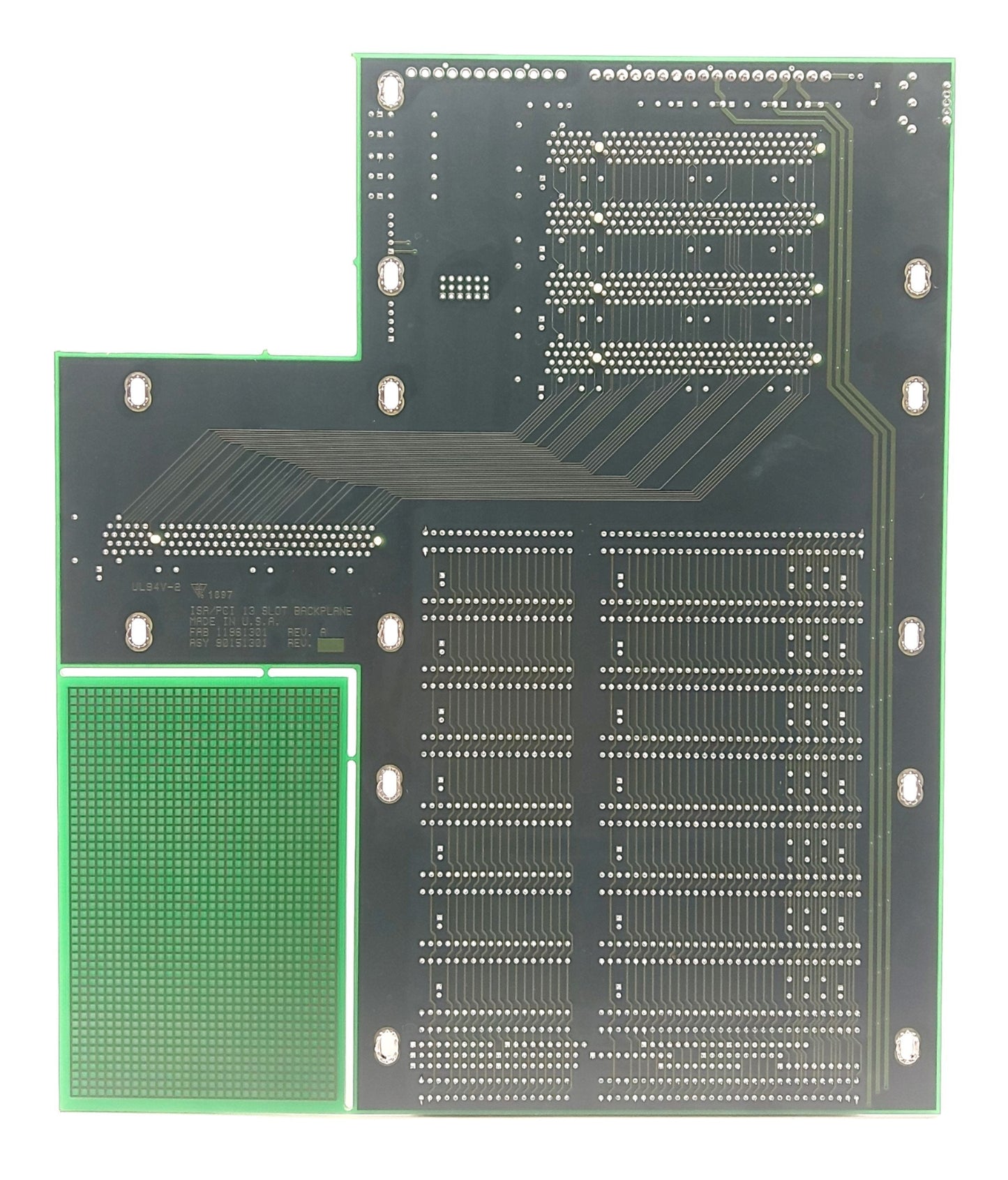 Used US Logic 11961301 13-Slot SBC Backplane x8 ISA VESA 4x PCI AT PSU PICMG 1.0