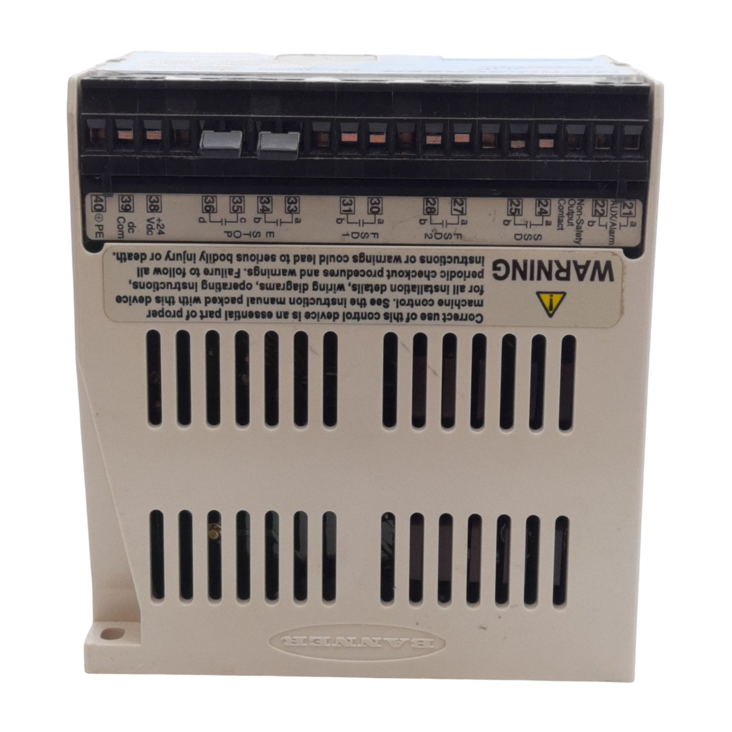 Used Banner USDINT-1T2E Micro-Screen Light Curtain Controller Box Module W/ DeviceNet