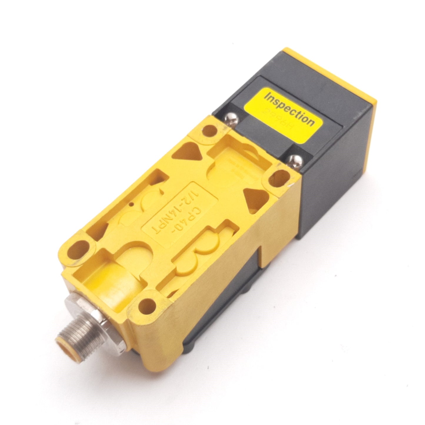 Used Turck Ni35-CP40-VP4X2 Inductive Proximity Sensor, 35mm, 10-65VDC, PNP, 4-Pin M12