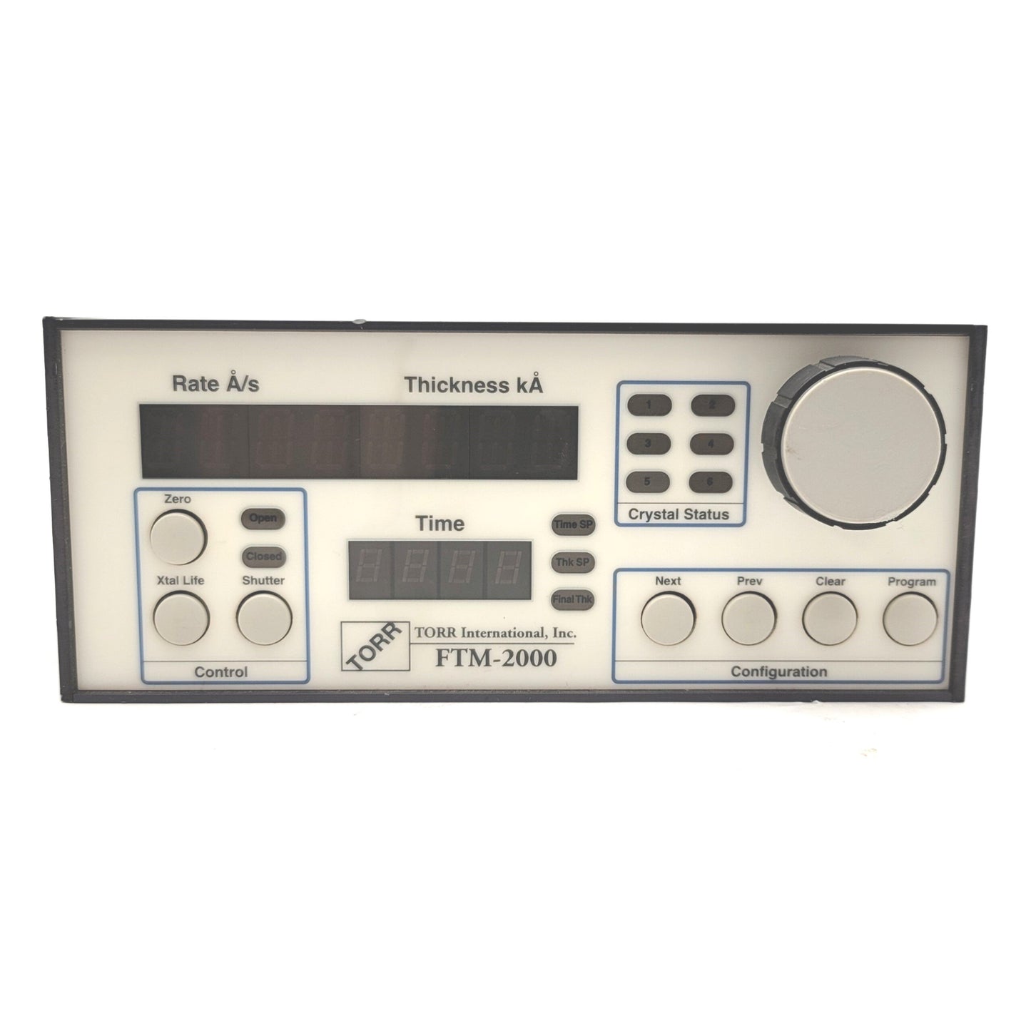 Used TORR SQM160-S-2-R Thin Film Deposition Monitor 2-Inputs, RS-232, 120/240VAC