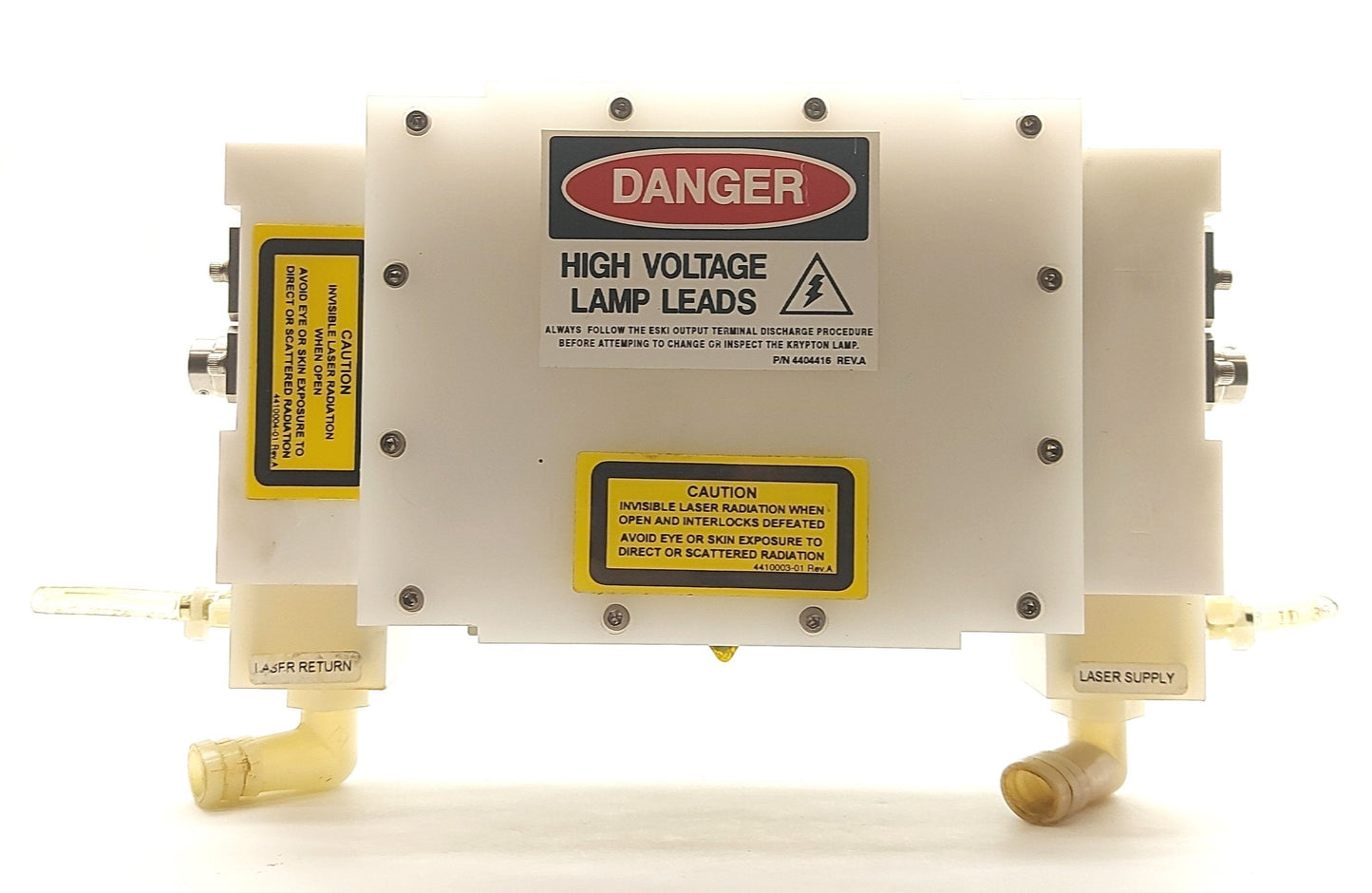 Used Quantronix Lamp Pump LASER Head/Chamber, Nd:YAG from Lumonics LWSPe *No Anode*