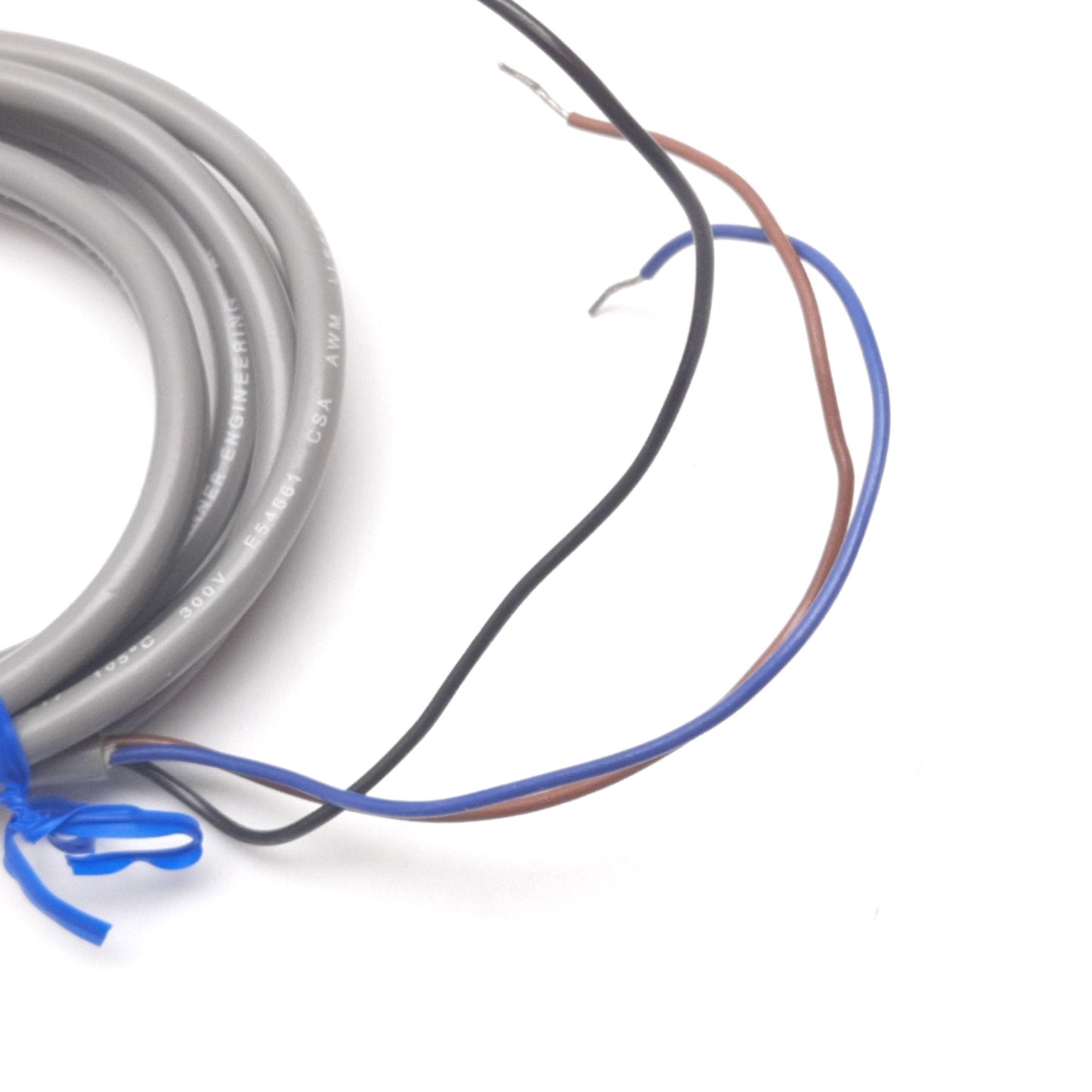 Used Banner Q25AW3FF50 Photoelectric Sensor, SPST, 50mm Range, 20-250VAC, 3-Wire