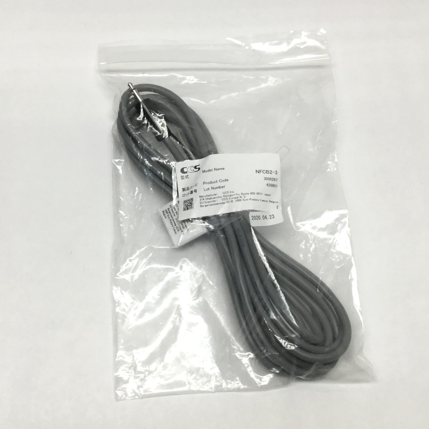 New CCS NFCB2-3 PD2 Series LED External ON/OFF Power Control Cable, 3m, Phono Jack
