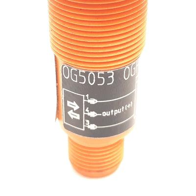 Used IFM OG5053 OGH-FPKG/US Photoelectric Diffuse Reflection Sensor, 130mm, 10-36VDC