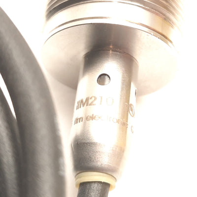 Used IFM IIM210 Inductive Proximity Sensor, 12mm, 10-60VDC 200mA, PNP N/O, M30