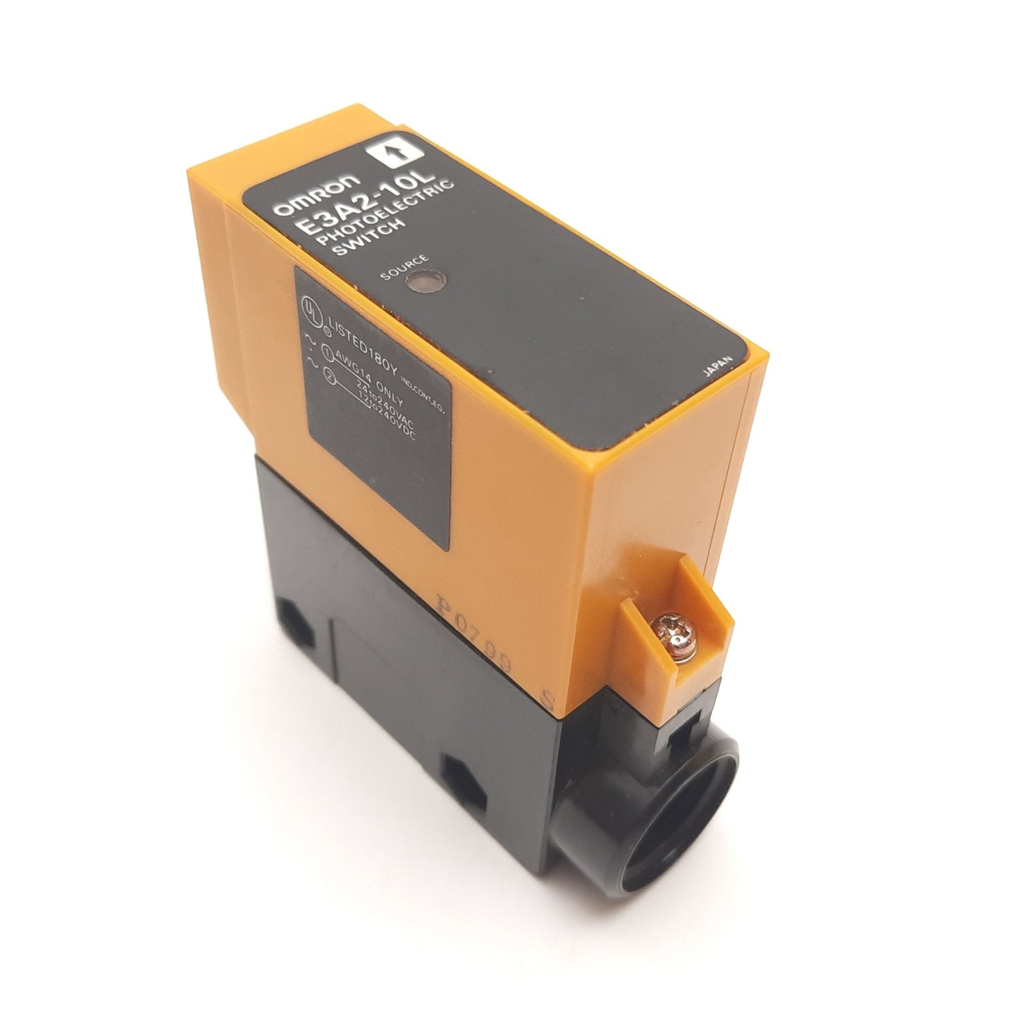 Used Omron E3A2-10L Photoelectric Sensor Emitter, 10m, 24-240VAC 12-240VDC