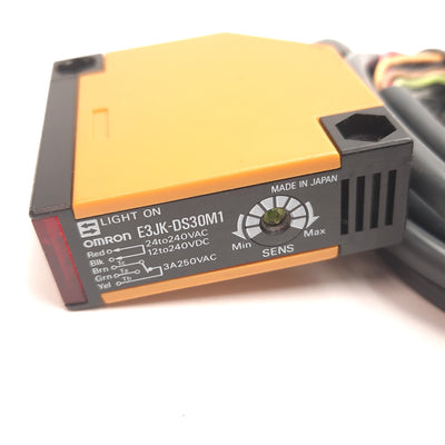 Used Omron E3JK-DS30M1 Diffuse Reflective Photoelectric Sensor, 300mm, 12-240V
