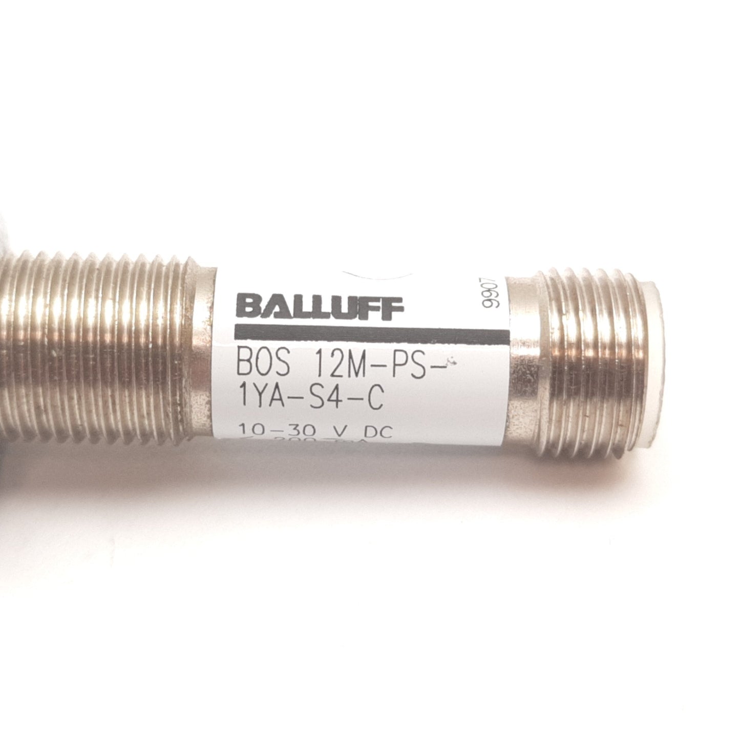 Used Balluff BOS0012 BOS 12M-PS-1YA-S4-C Diffuse Photoelectric Sensor, 100mm 10-30VDC