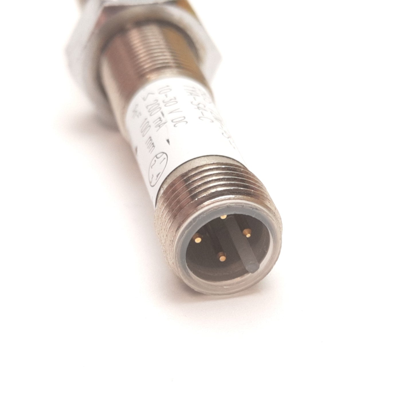 Used Balluff BOS0012 BOS 12M-PS-1YA-S4-C Diffuse Photoelectric Sensor, 100mm 10-30VDC