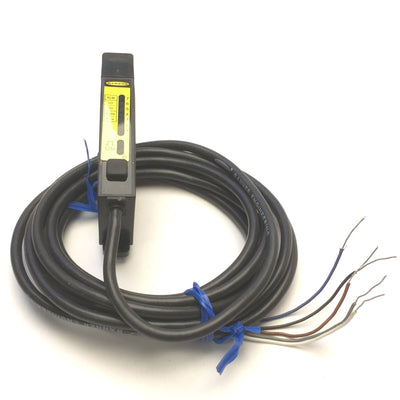 New Other Banner D12EP6FP Fiber Optic Sensor Supply: 10-30VDC, Output: SPST PNP, Cable: 2m