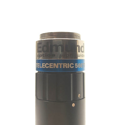 Used Edmund Optics 56-677 TECHSPEC SilverTL Telecentric Lens, 1/1.8", 0.4X, 103mm WD