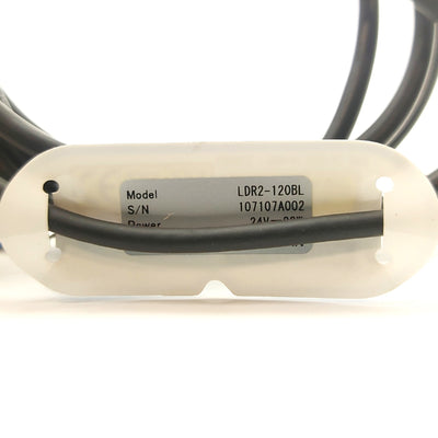 Used CCS LDR2-120BL LED Ring Light, ID: 60mm, OD: 120mm, 470nm Blue, 24VDC 28W