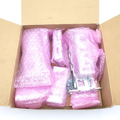 Used Omron F39-LGMAT T-Type Mounting Bracket For F3SG-RA And F3WMA Light Curtains