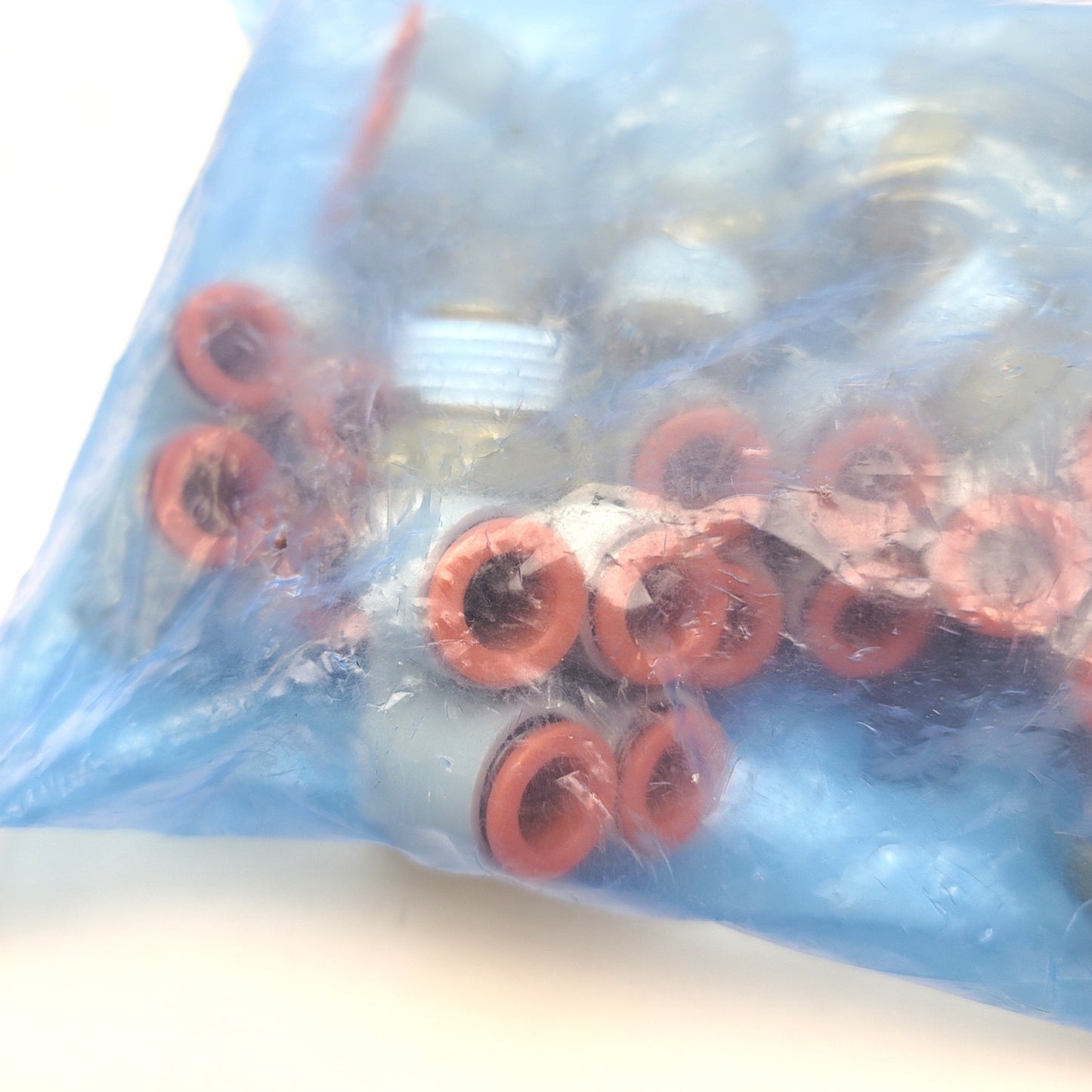 Used Bag Of 10 SMC KQ2ZD11-37S One-Touch Double Universal Branch Elbow 3/8"OD 1/2"NPT