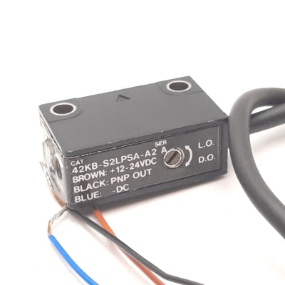 Used Allen Bradley 42KB-S2LPSA-A2 Photoelectric Sensor, 30mm, 12-24VDC, PNP Output