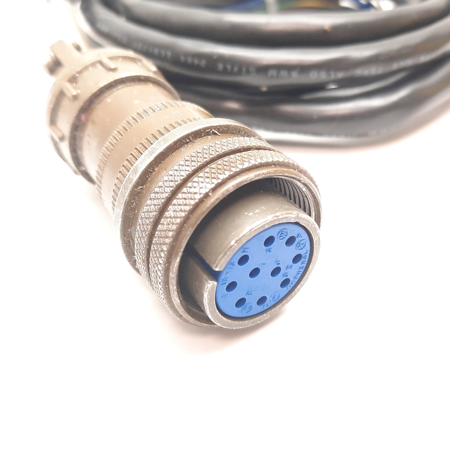 Used Bridgeport 3194-3377 Encoder Cable, For Machines With MSI Drives, 6ft, 10-Pin