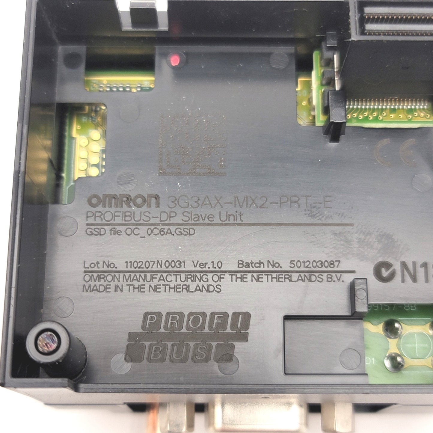 New Other Omron 3G3AX-MX-PRT-E PROFIBUS DP Communications Unit 9-Pin D-Sub RS-485