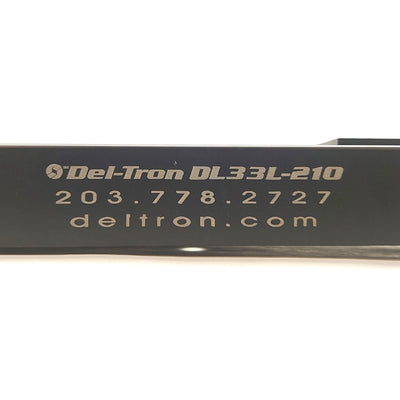 Used Del-Tron DL33L-210 Ball Screw Linear Actuator, 210mm Travel, 5mm Lead, NEMA 23