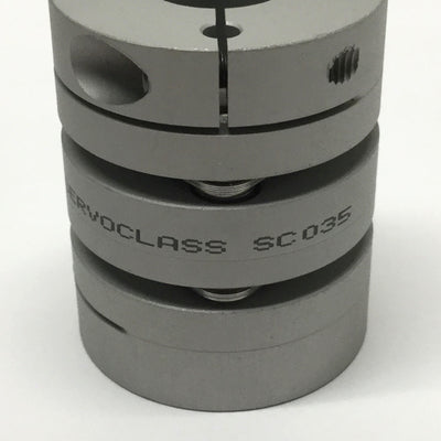New – Open box Zero-Max SC035R Servoclass Double Disc Flexible Shaft Coupling 3/8" x 16mm Bores
