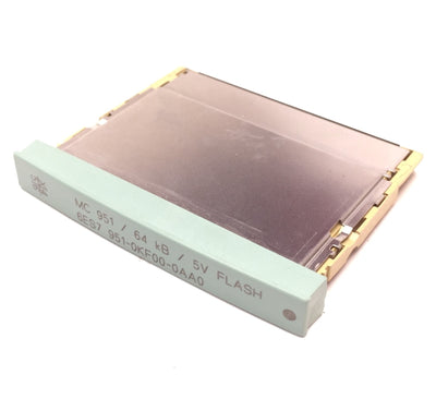 Used Siemens 6ES7 951-0KF00-0AA0 Simatic S7 Memory Card 5V Flash 64 kBYTE 8 Bit MC951