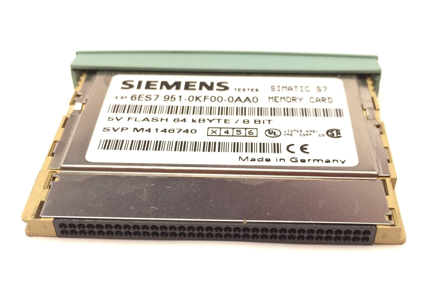 Used Siemens 6ES7 951-0KF00-0AA0 Simatic S7 Memory Card 5V Flash 64 kBYTE 8 Bit MC951