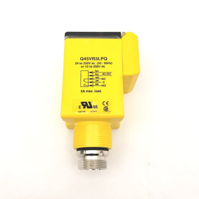 New Banner Q45VR3LPQ Rugged Retroreflective Photoelectric Sensor, SPDT, 6m Range